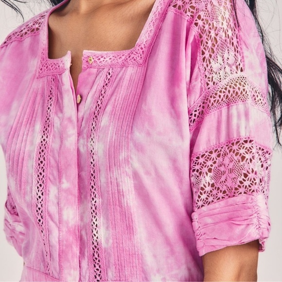 LoveShackFancy Edie Cotton Midi Dress NWT - Picture 6 of 14